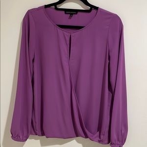 Banana republic lavender blouse